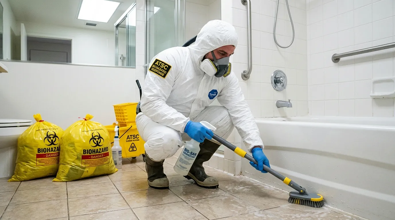 Decontamination equipment deployed for Blood Cleanup in Williamstown